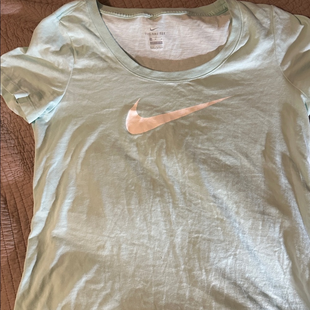 Nike Light Blue Tee size M